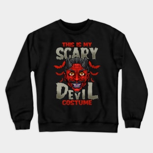 This Is My Scary Devil Costume Crewneck Sweatshirt